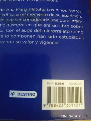 Los niños tontos, Ana María  Matute