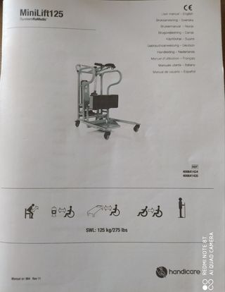 grua de bipedestación