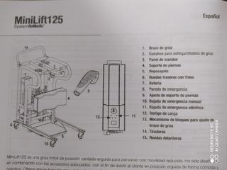 grua de bipedestación