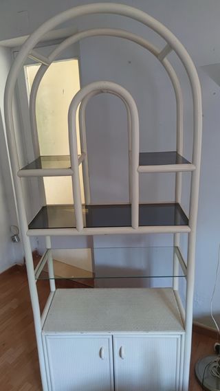 Estanteria arco blanca