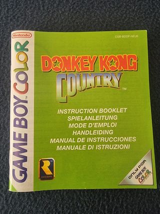 Donkey Kong Country + Instrucciones Originales