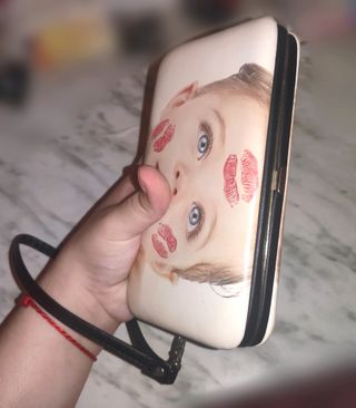 Bolso de Mano Rectangular Resistente