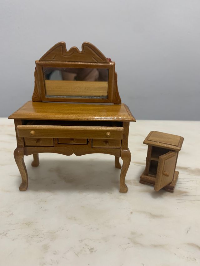 Lote muebles casa de muñecas en miniatura