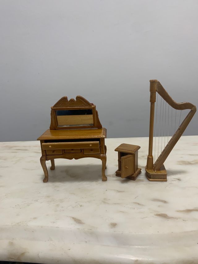 Lote muebles casa de muñecas en miniatura