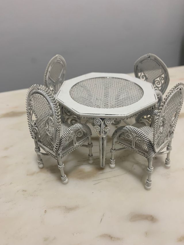 Lote muebles casa de muñecas en miniatura