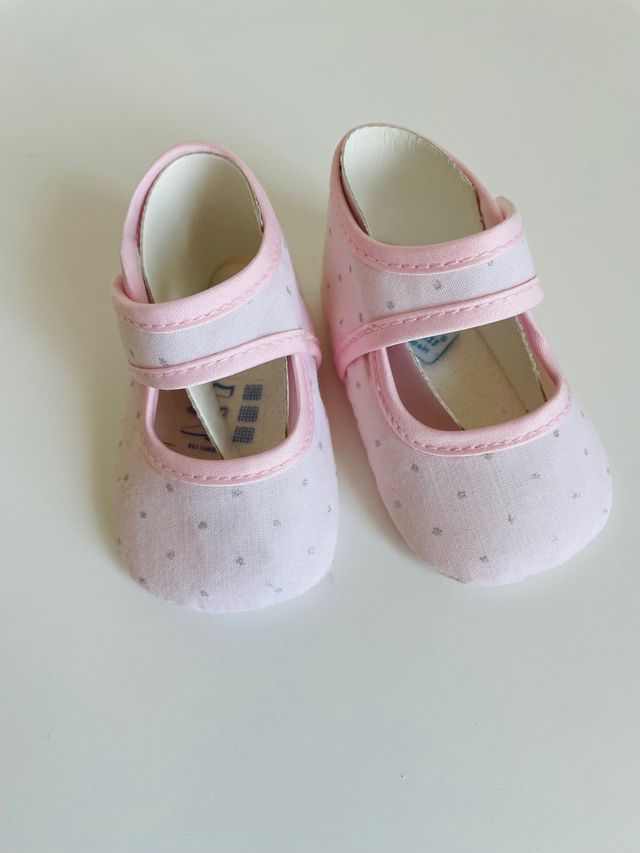 Zapatitos Verano tela bebé niña Cambrass