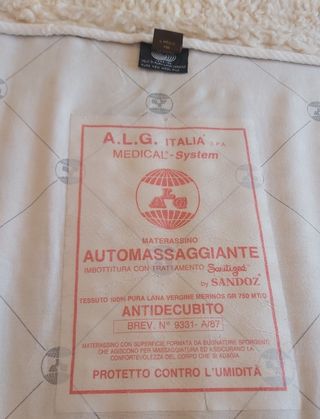 materassino automassaggiante antidecubito