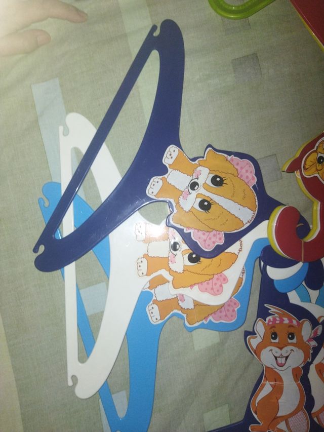 Perchas infantiles de los años 80