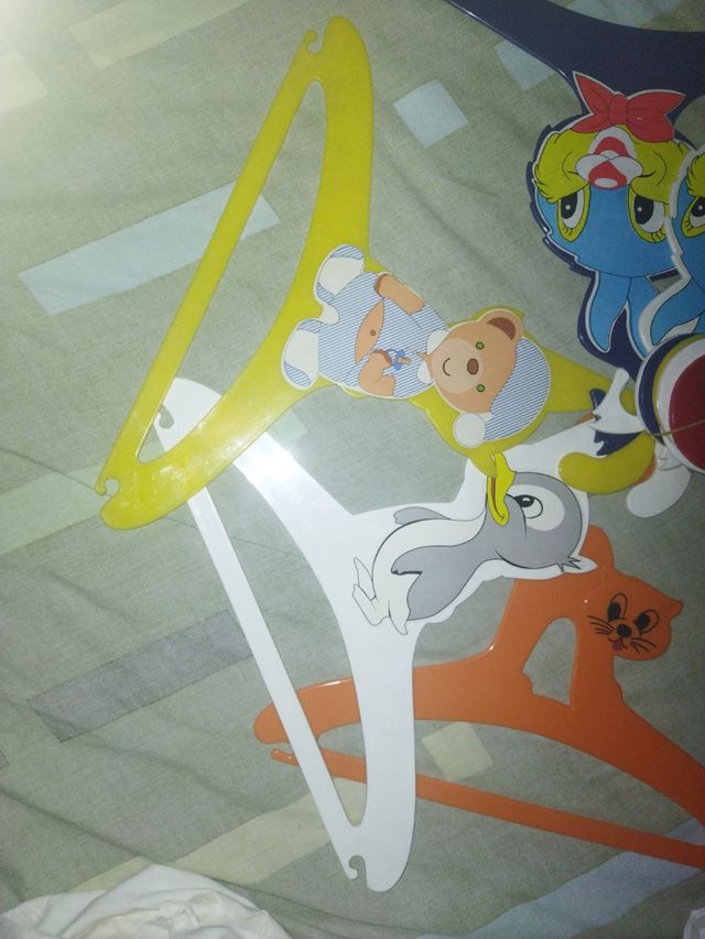 Perchas infantiles de los años 80