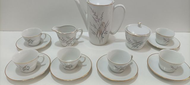 JUEGO DE CAFÉ PORCELANA SANTA CLARA Vigo