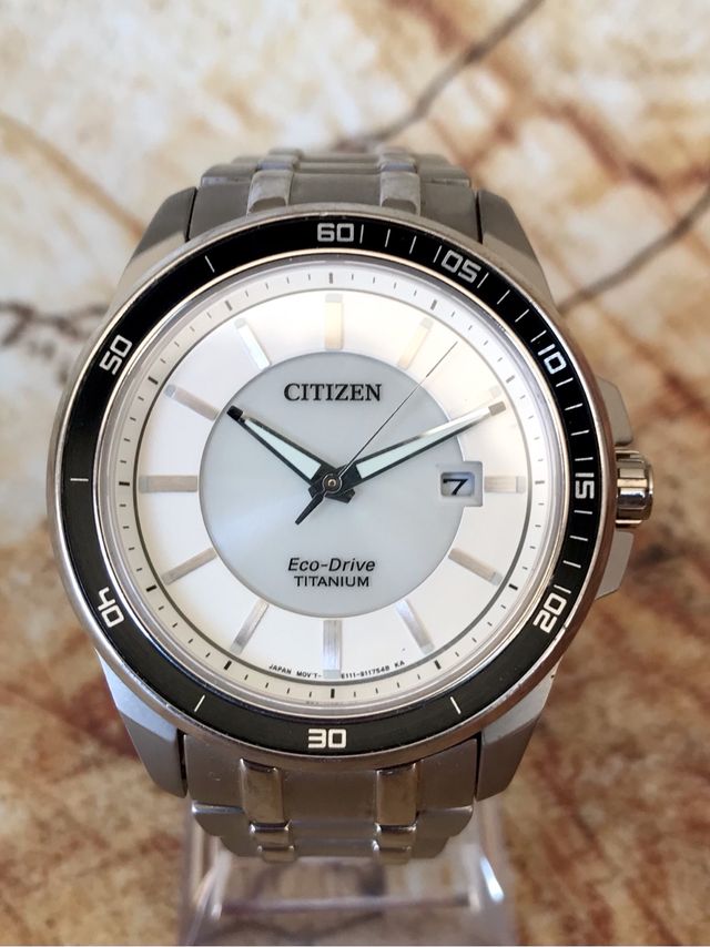 RELOJ CITIZEN ECODRIVE, TITANIO Y ZAFIRO