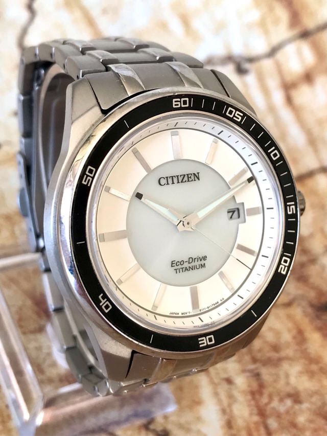 RELOJ CITIZEN ECODRIVE, TITANIO Y ZAFIRO