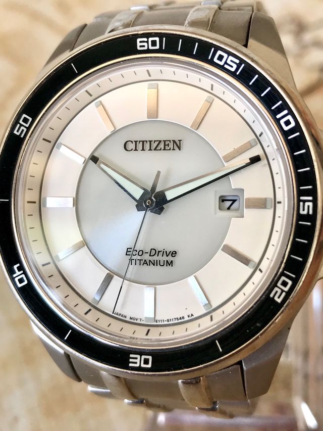 RELOJ CITIZEN ECODRIVE, TITANIO Y ZAFIRO
