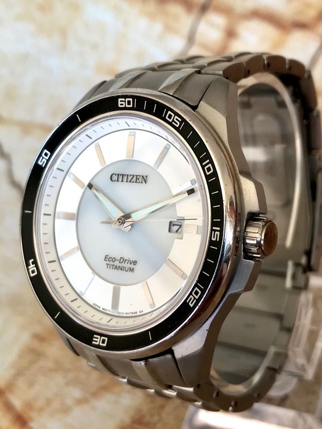RELOJ CITIZEN ECODRIVE, TITANIO Y ZAFIRO