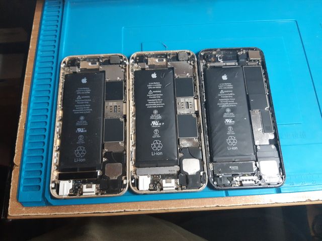 Lote 2 do iPhone S6 e uma sucata do iPhone 7