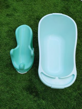 Bañera y asiento para bebés