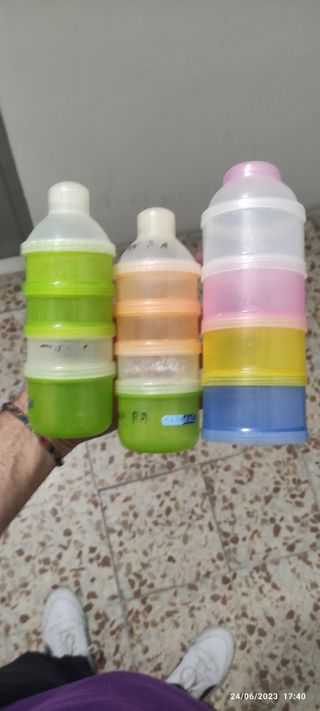 medidores de polvos cereales/leche  xa biberon