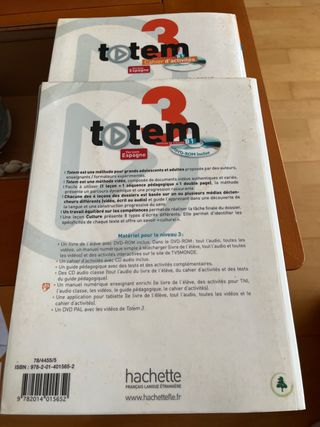 Libro Totem 3 para nivel francés B1