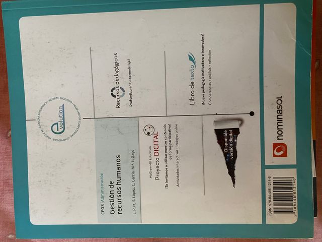 Gestion de Recursos Humanos- CFGS - Administracion