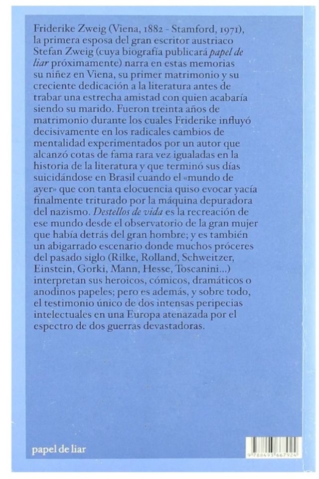 2 libros: Geschichte der Me y Destellos de vida