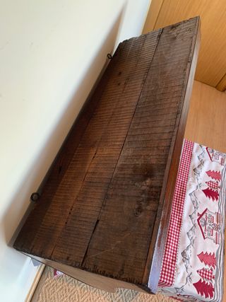 Perchero de madera antiguo