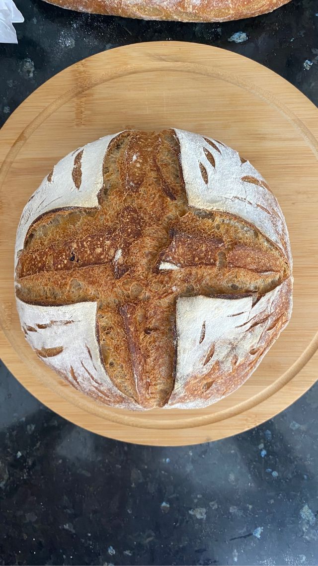 Vendo hogazas de pan de masa madre