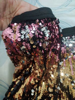 Falda de lentejuelas 