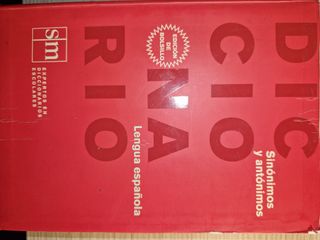 Diccionario sinónimos y antonimos