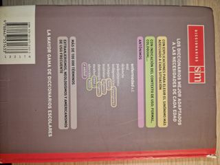 Diccionario sinónimos y antonimos