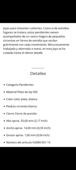 pendientes estrellas Thomas sabo