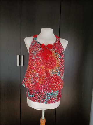 Blusa de gasa. - camisa - top.