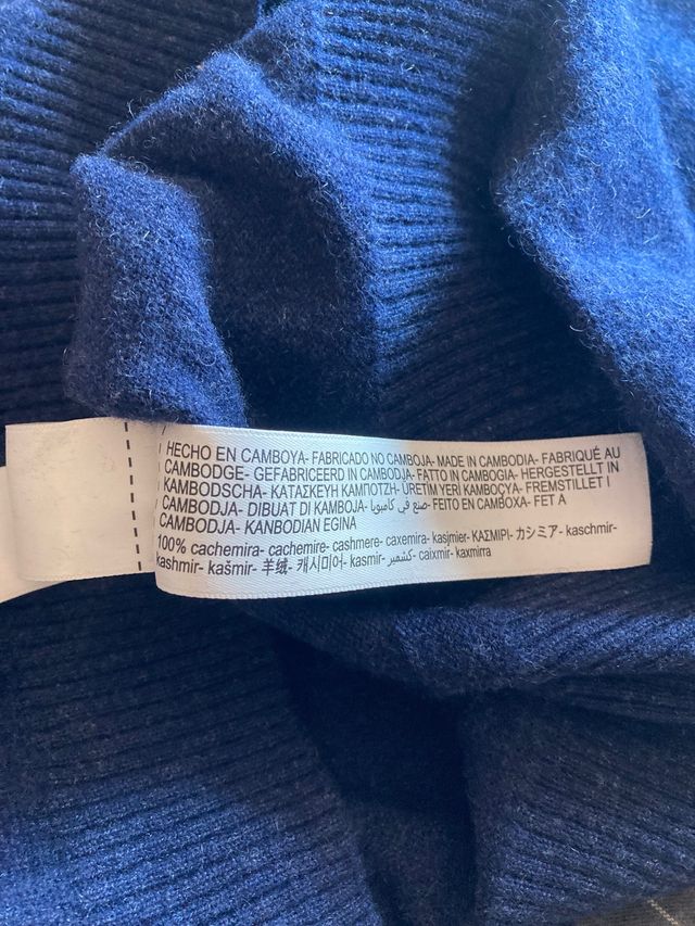 Jersey Cachemire 100% Massimo Dutti t/12