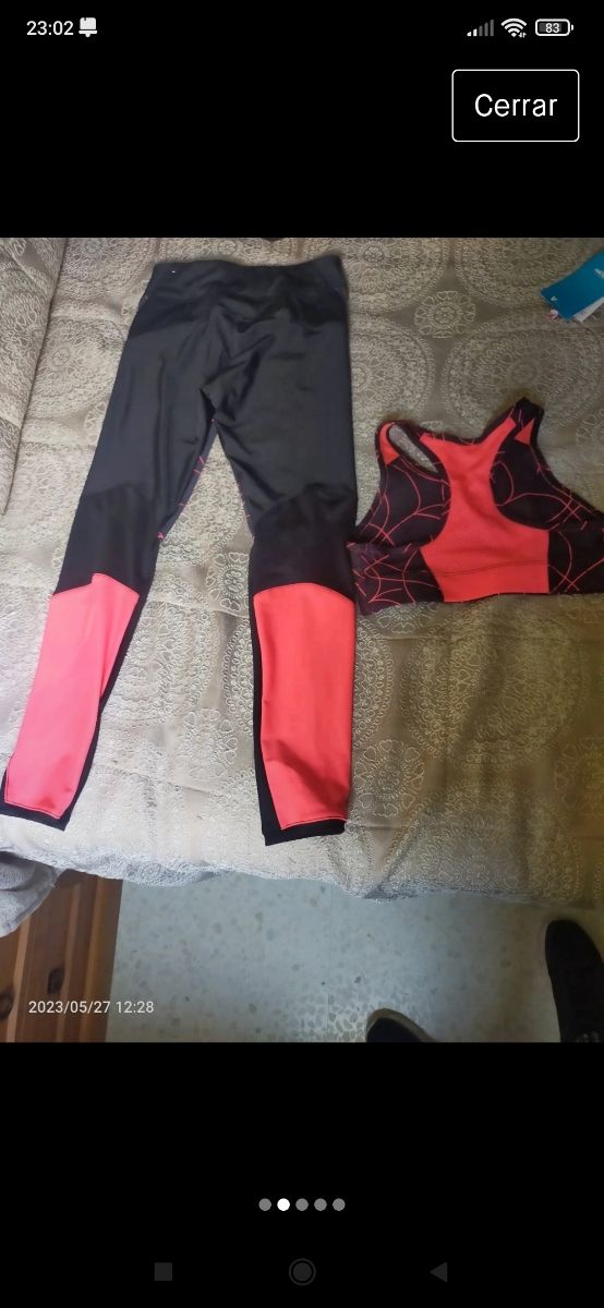 conjunto deportivo niña ,solo un uso 