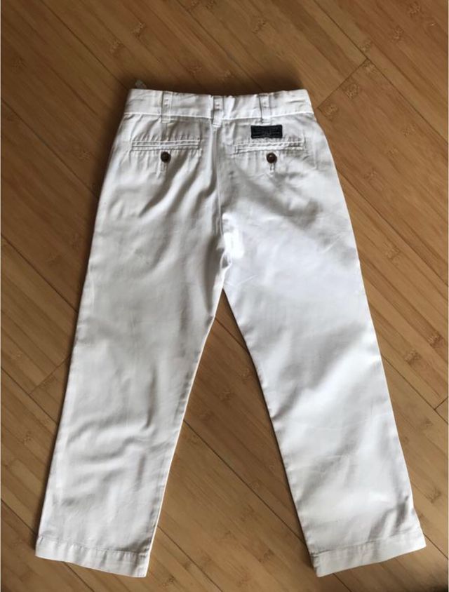 Pantaloni bianchi bambino Polo by Ralph Lauren 