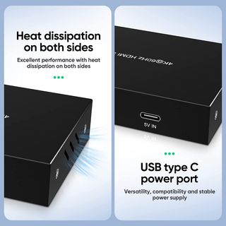 1 IN 4 Out, HDMI Splitter 4K 60hz