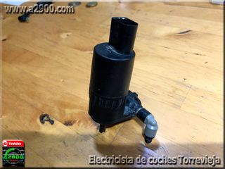 Bomba de agua de lavado, de parabrisas 13349273