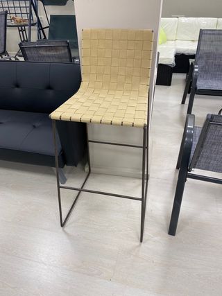 Taburete alto de forja