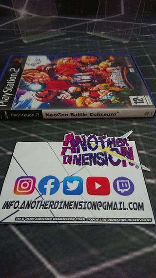 NEOGEO COLISSEUM PS2 COMPLETO