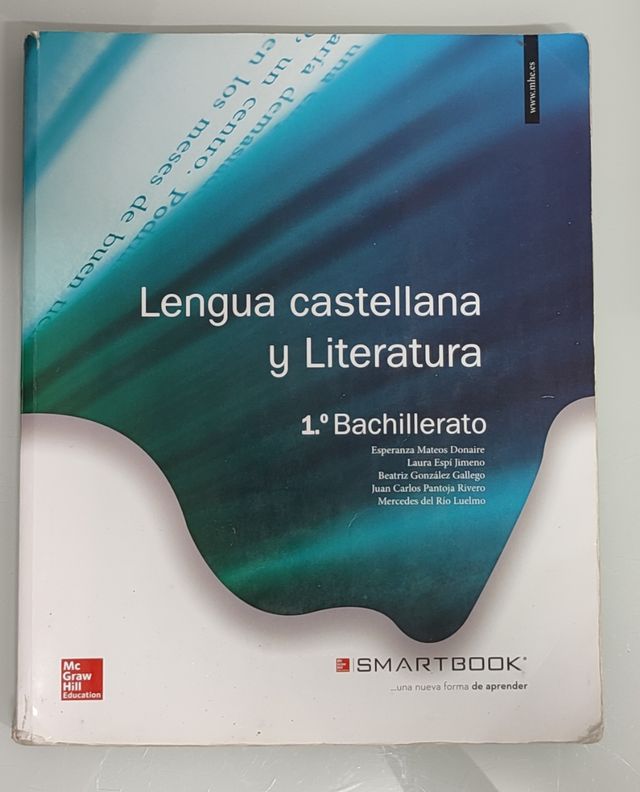 Lengua y literatura 1° Bachillerato 