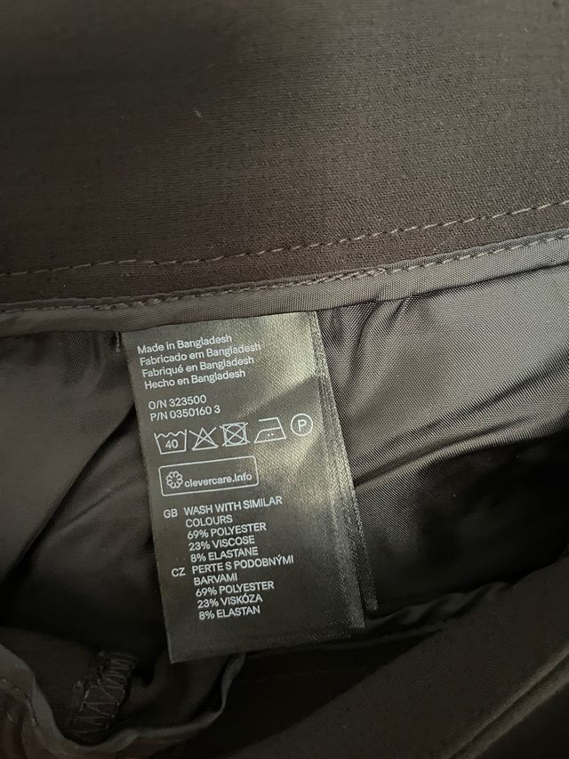 Pantalones pinzas rectos hym