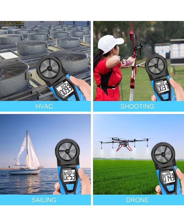 NUEVO. Anemómetro Digital portátil.