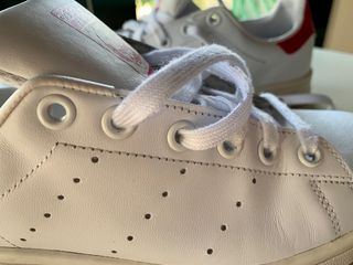 Zapatillas adidas Stan Smith,logo fucsia,t. 38 2/3