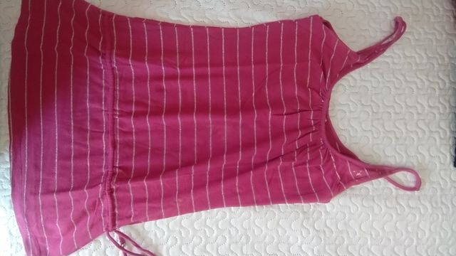 camiseta tirantes con rayas