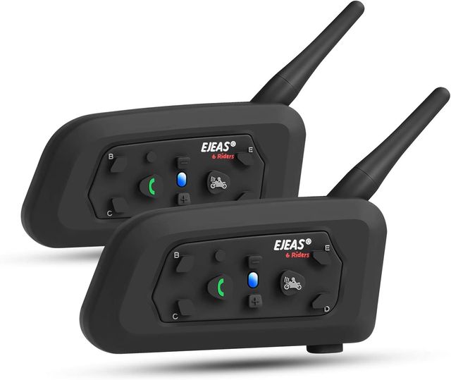 2 EJEAS V6 PRO - INTERCOMUNICADORES MOTO