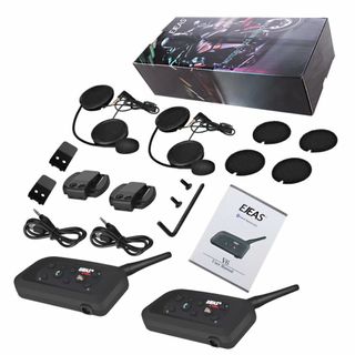 2 EJEAS V6 PRO - INTERCOMUNICADORES MOTO