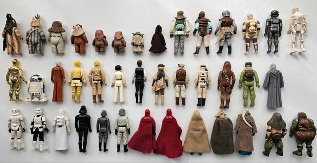 Lote 33 Figuras Star wars kenner