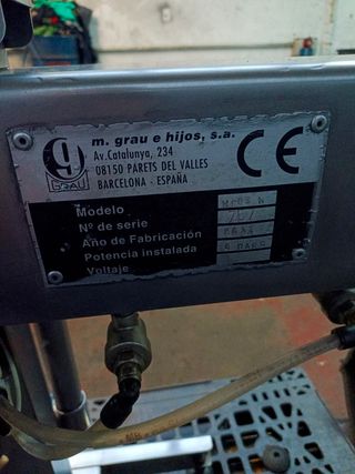 grapadora m grau de fleje inoxidable