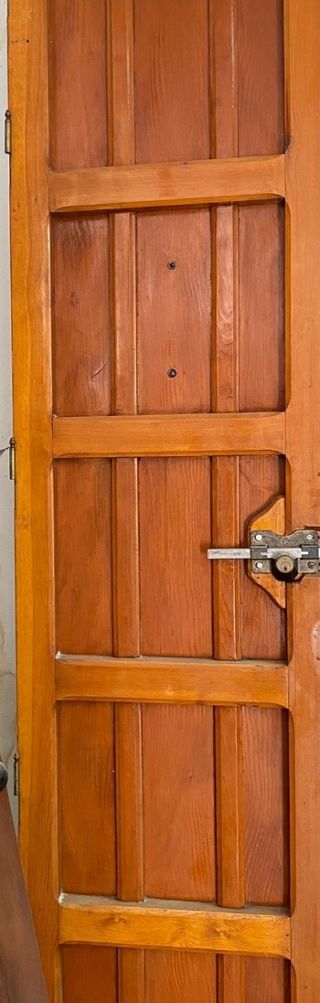 PUERTA ANTIGUA MADERA MACIZA DOBLE DE EXTERIOR 