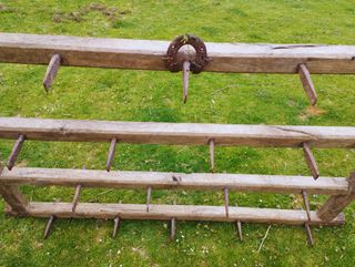 Antigua Grada de Labranza Dientes Planos