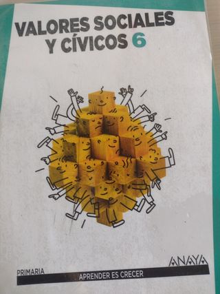 Libro valores sociales y cívicos